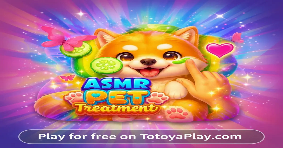 Gameplay screenshot of ASMR Pet Treatment