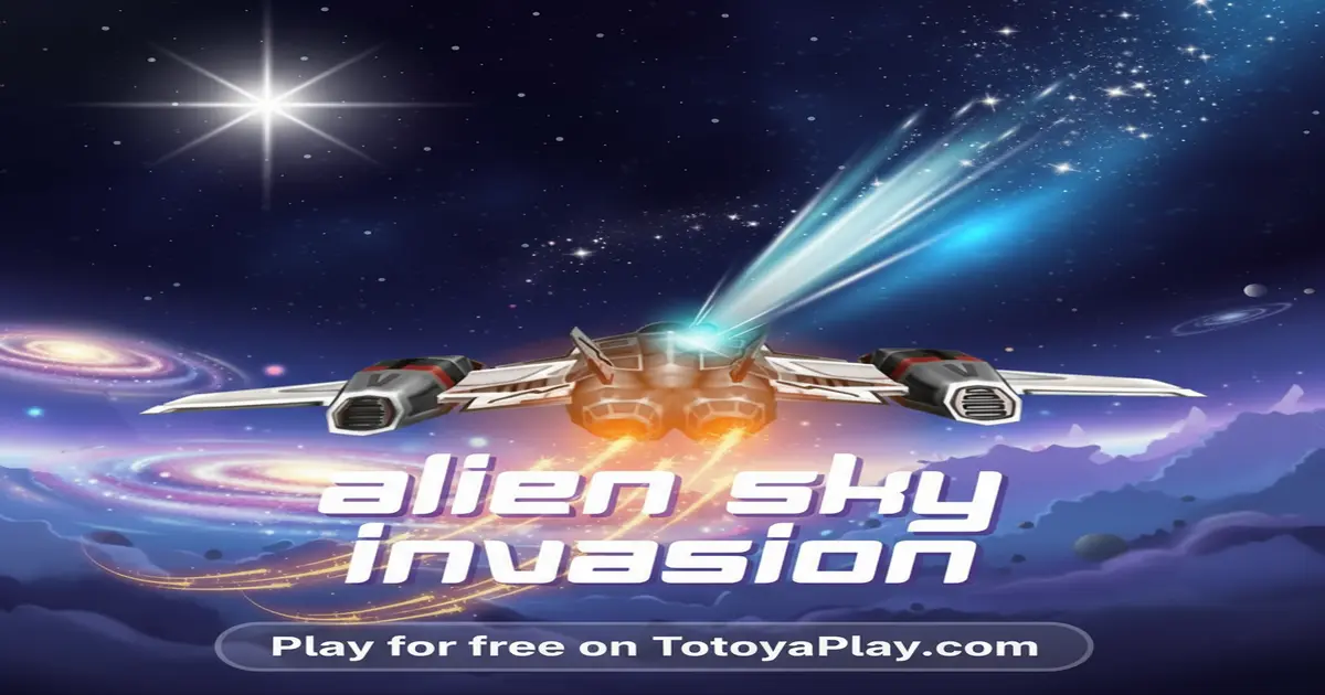 Gameplay screenshot of Alien Sky Invasion