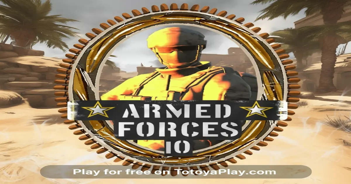 Gameplay screenshot of ArmedForces.io