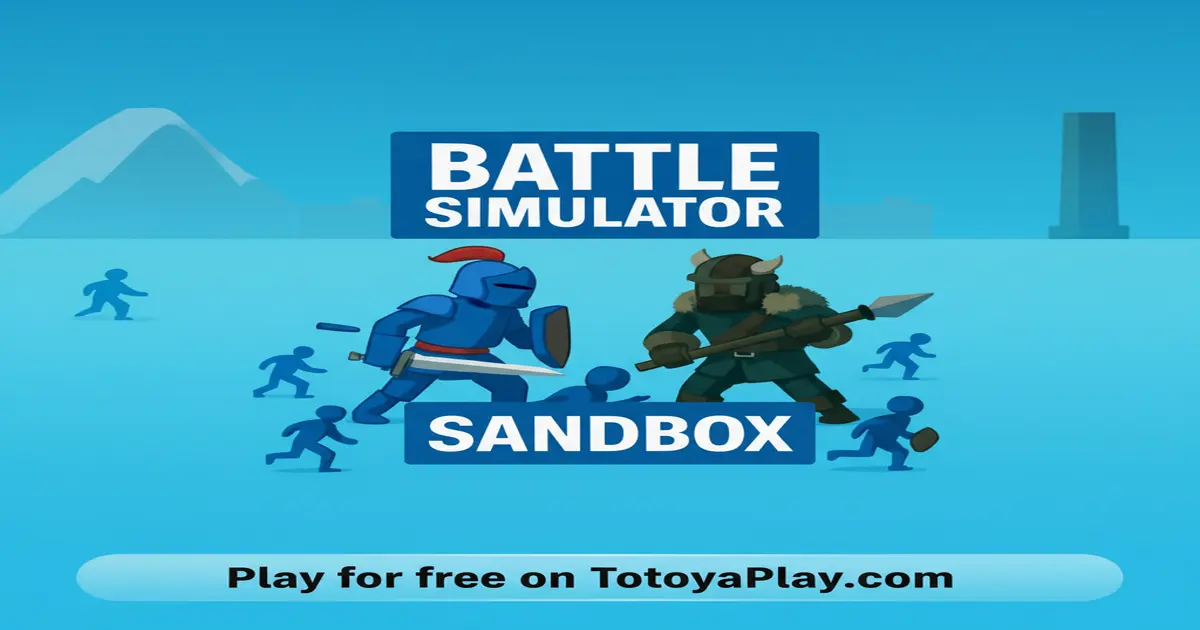 Gameplay screenshot of Battle Simulator: Sandbox