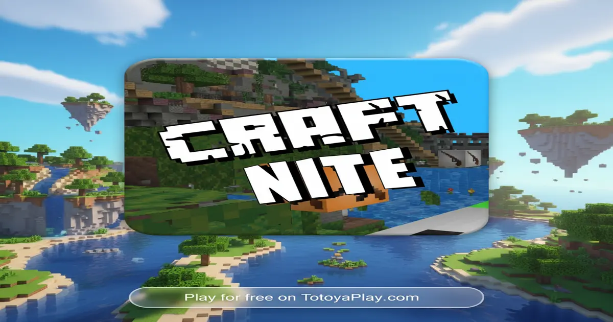 Gameplay screenshot of Craftnite
