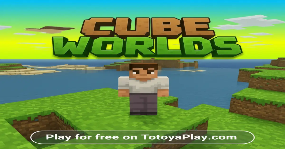 Gameplay screenshot of Cube Worlds