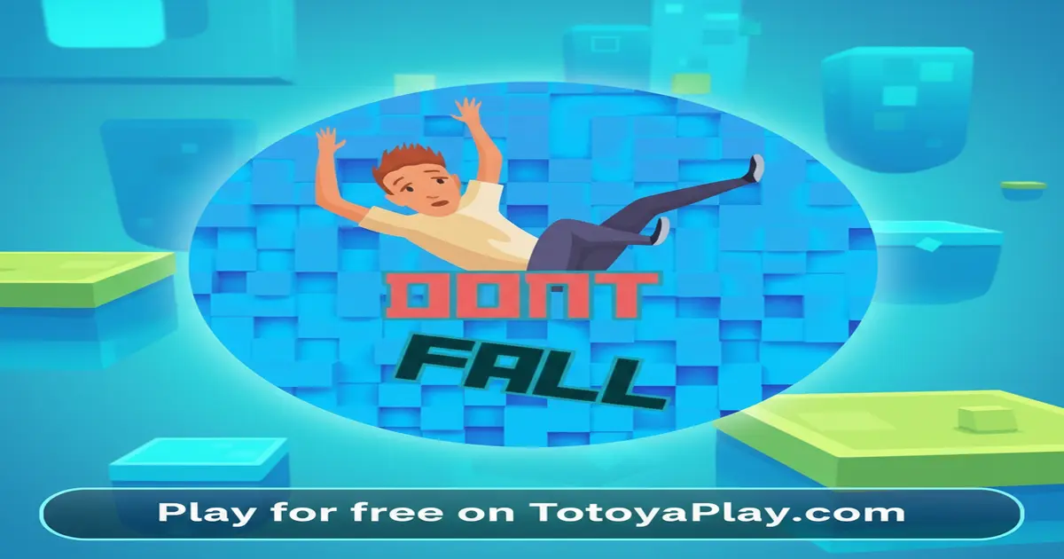 Gameplay screenshot of Dont Fall io
