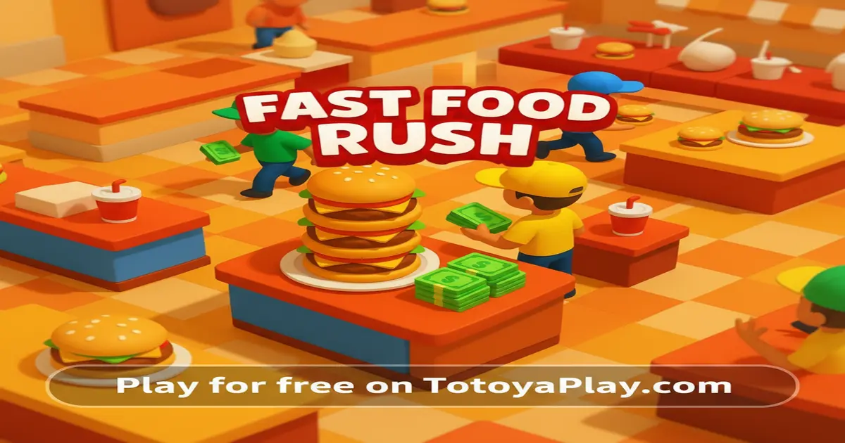 Gameplay screenshot of Fast Food Rush