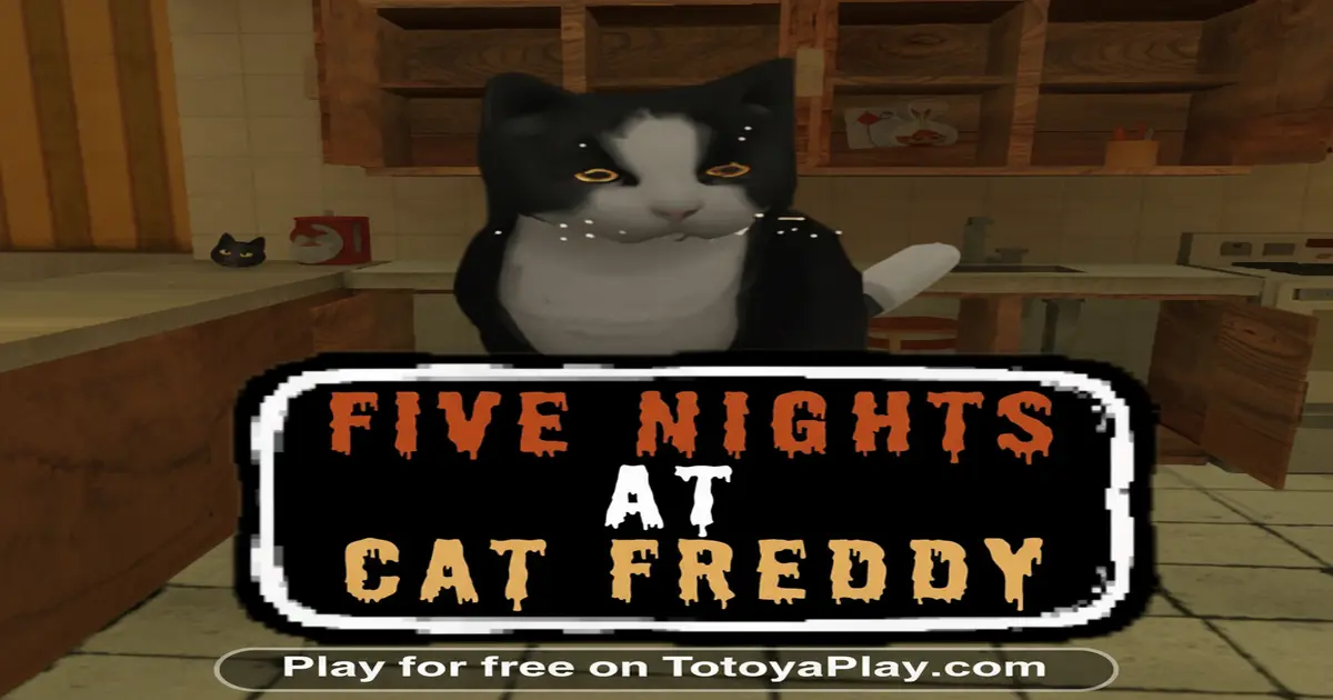 Gameplay screenshot of Five Nights At Cat Freddy