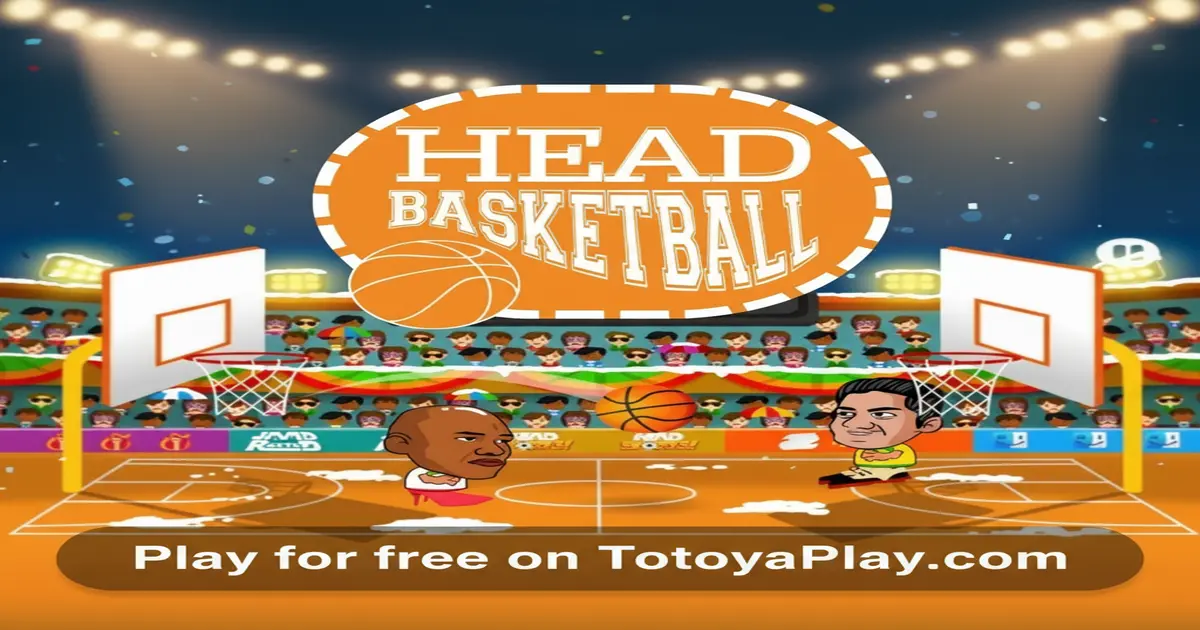Gameplay screenshot of Head Basketball