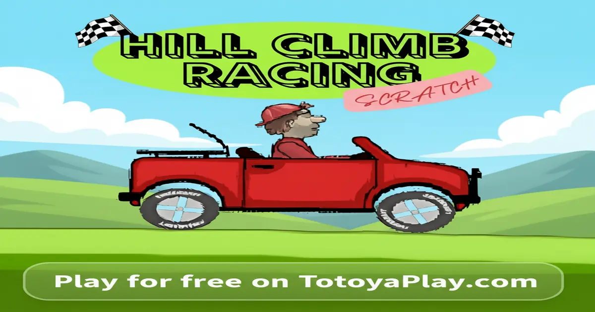 Gameplay screenshot of Hill Climb Racing Scratch