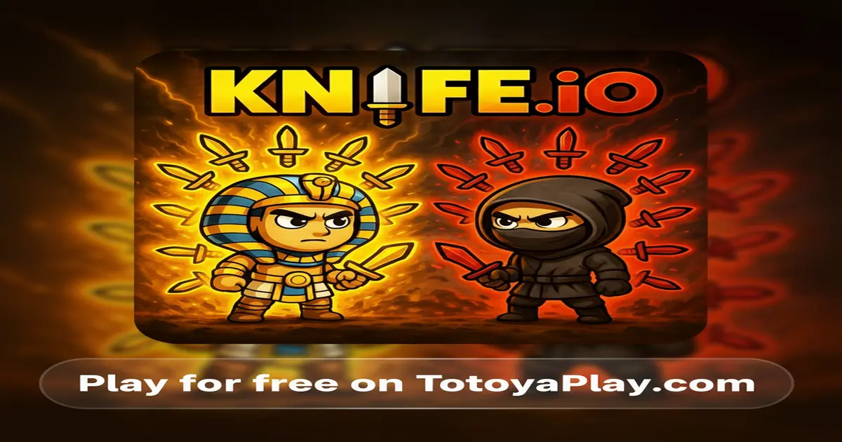 Gameplay screenshot of Knife io