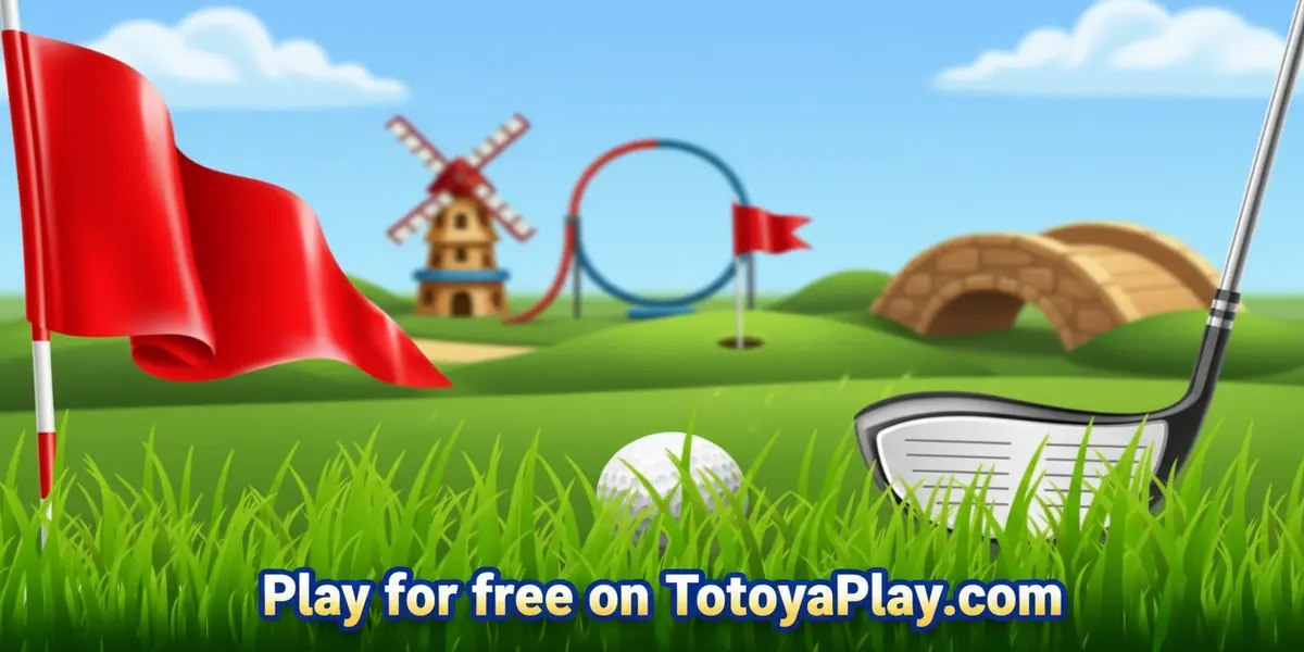 Gameplay screenshot of Mini Golf Club