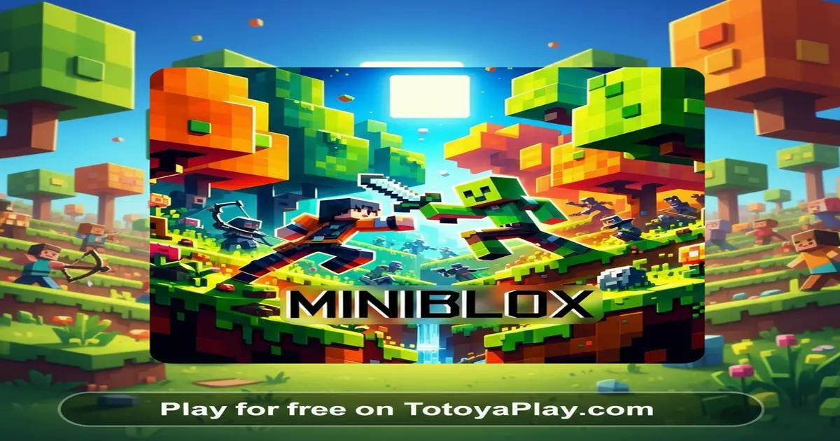 Gameplay screenshot of Miniblox io