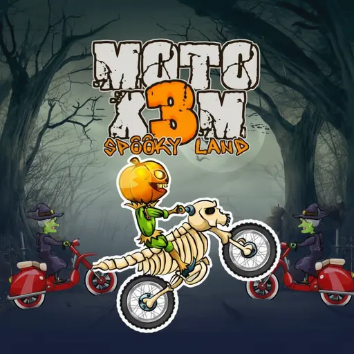 Moto X3M Spooky Land
