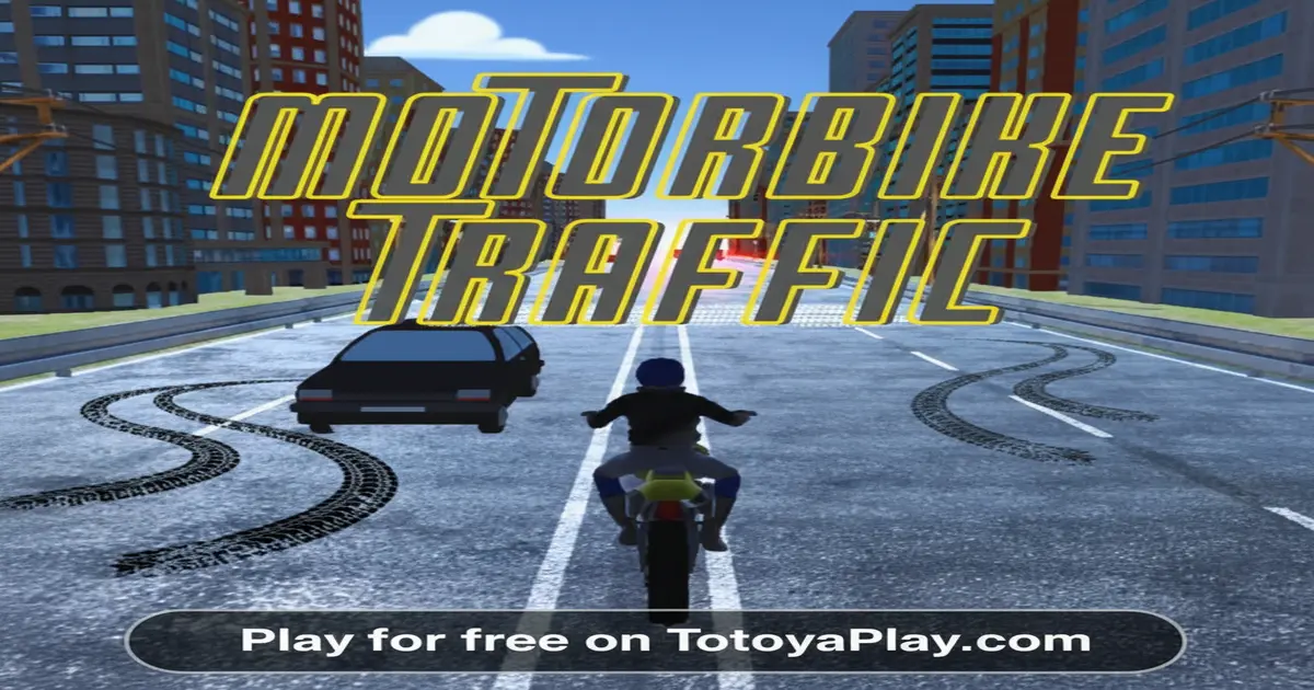 Gameplay screenshot of Motorbike Traffic