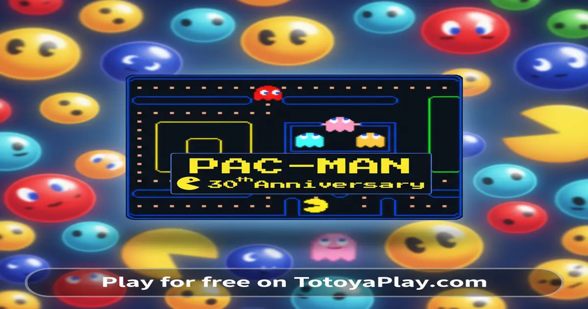 Gameplay screenshot of Pacman 30th Anniversary