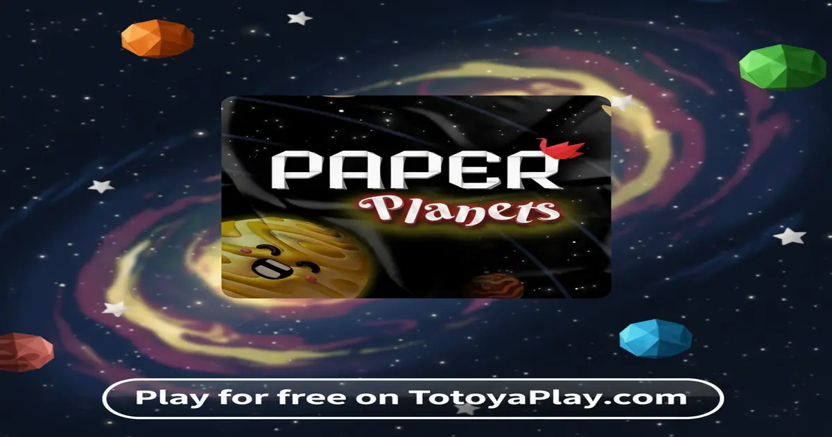 Gameplay screenshot of Paper Planets