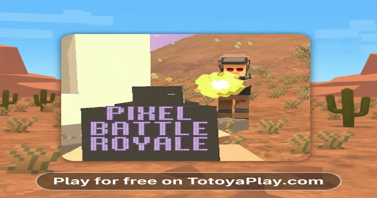 Gameplay screenshot of Pixel Battle Royale
