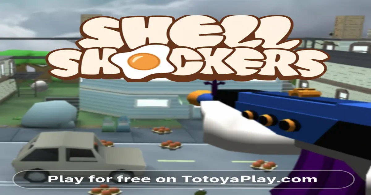 Gameplay screenshot of Shell Shockers.io