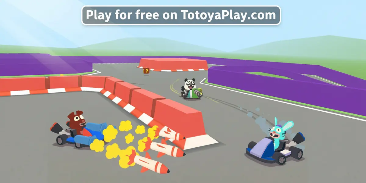 Gameplay screenshot of Smash Karts
