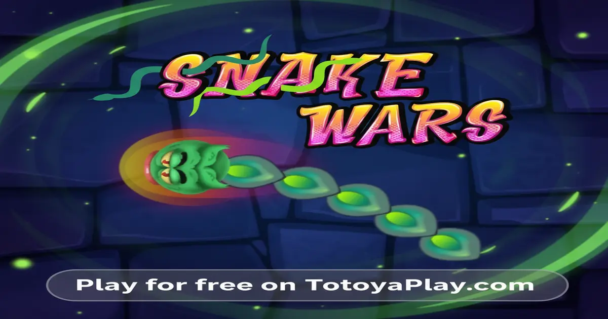 Gameplay screenshot of Snake Wars