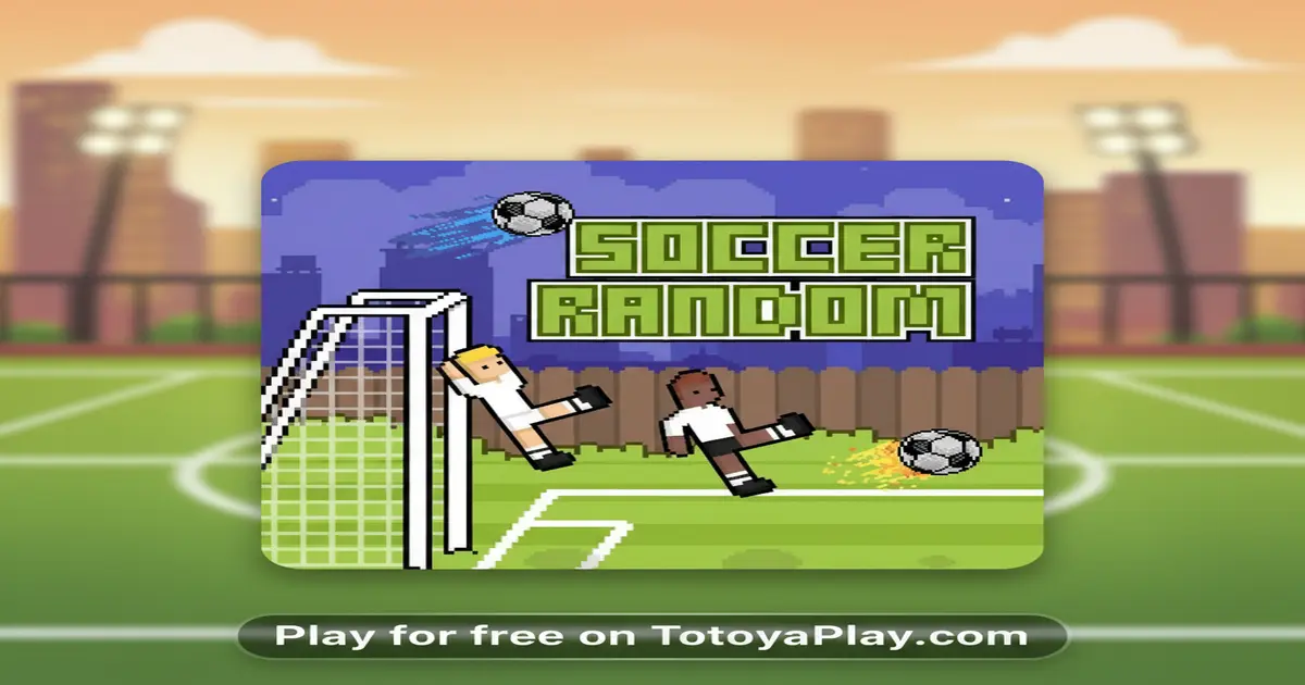 Gameplay screenshot of Soccer Random
