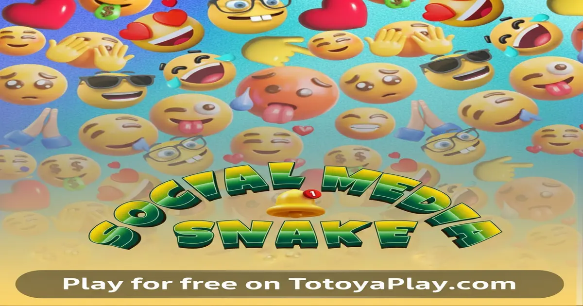 Gameplay screenshot of Social Media Snake