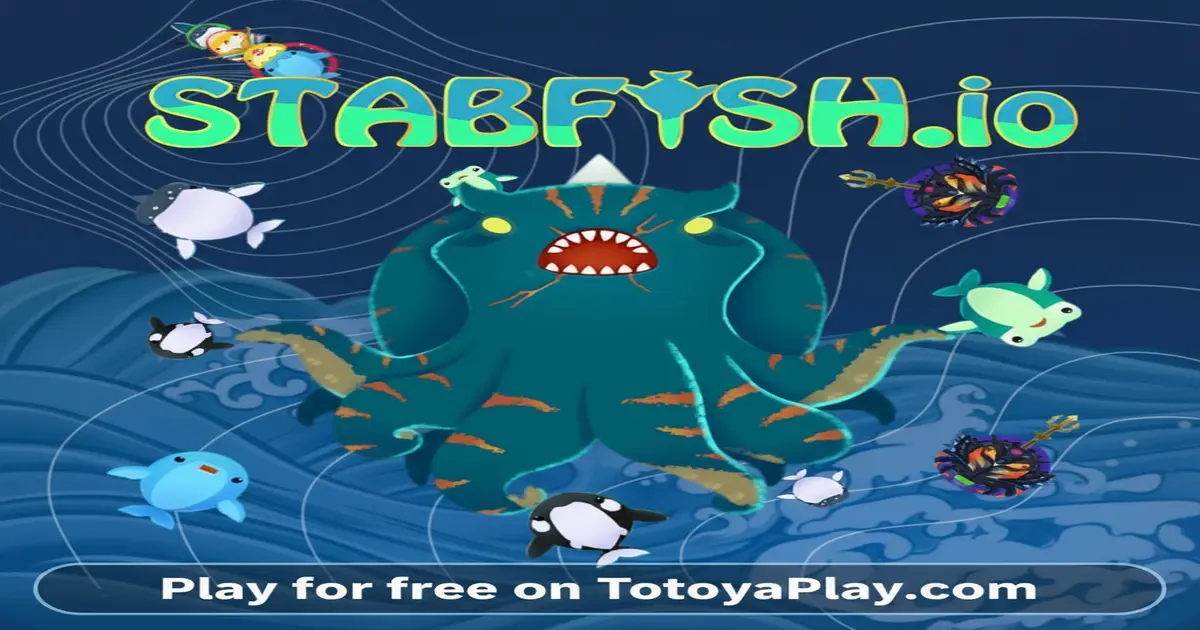 Gameplay screenshot of StabFish io