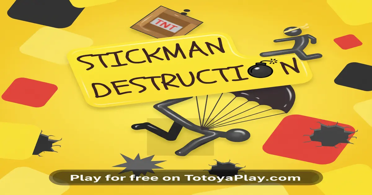 Gameplay screenshot of Stickman Destruction