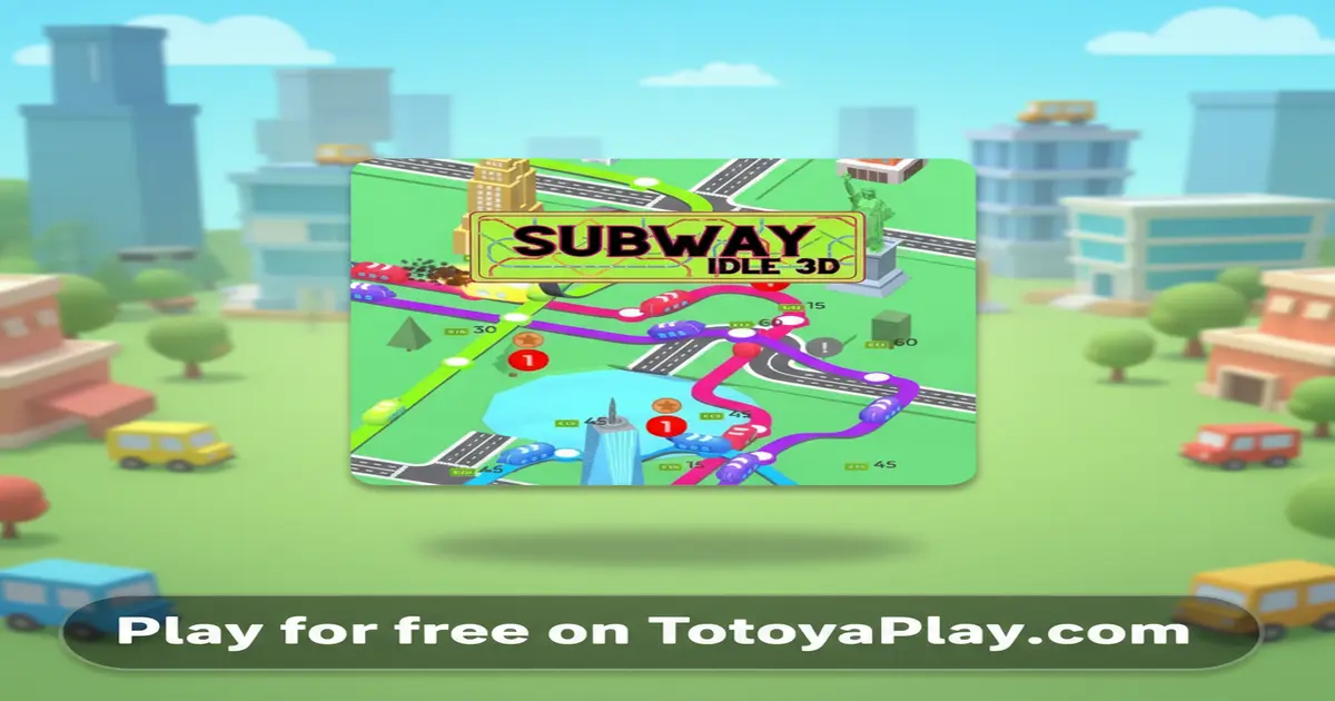 Gameplay screenshot of Subway Idle 3D