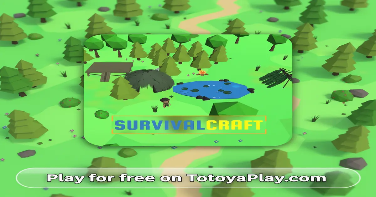Gameplay screenshot of Survival Craft
