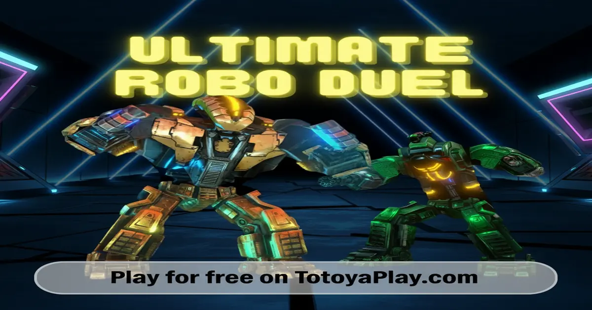 Gameplay screenshot of Ultimate Robo Duel 3D