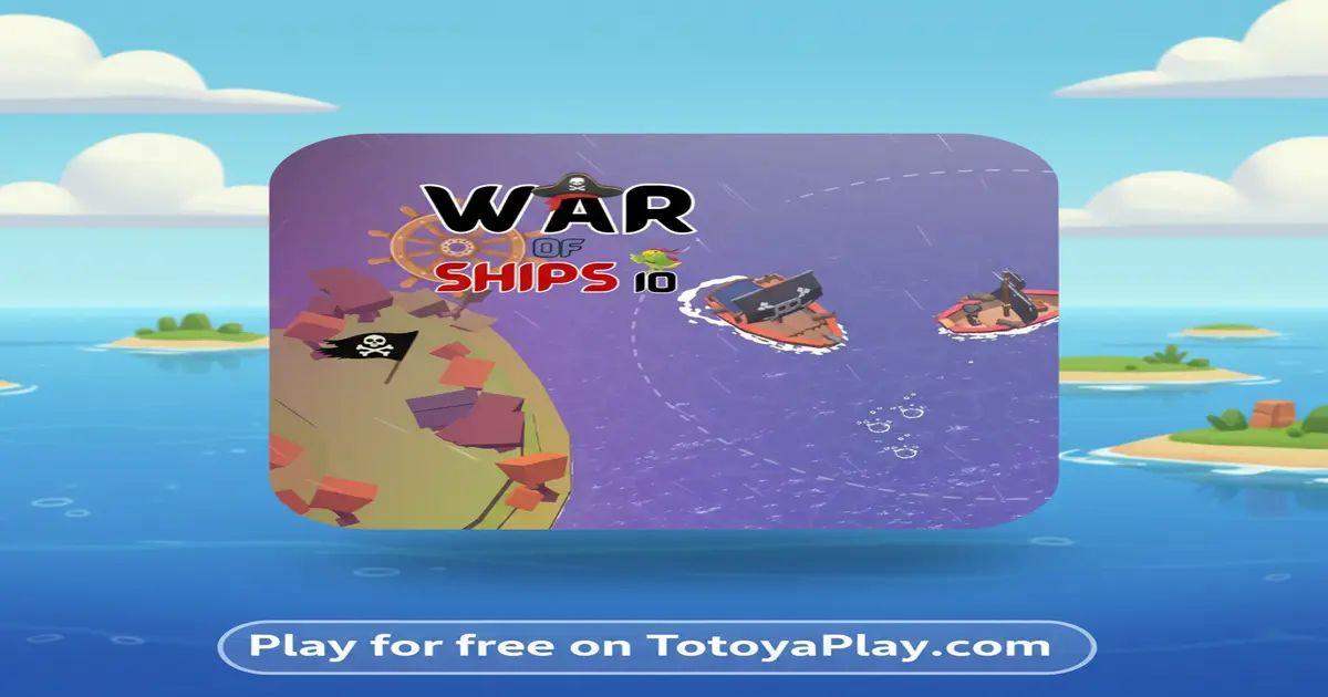 Gameplay screenshot of War of Ships io
