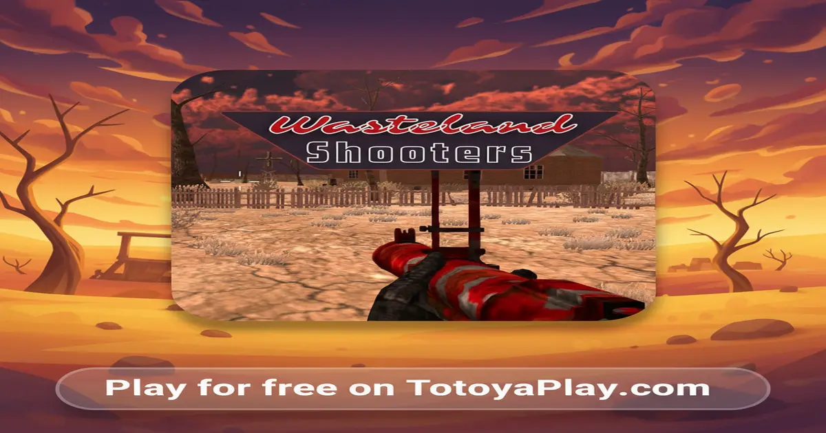 Gameplay screenshot of Wasteland Shooters