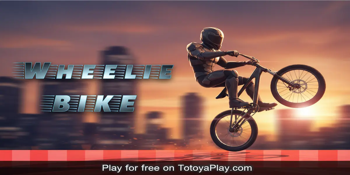 Gameplay screenshot of Wheelie Bike