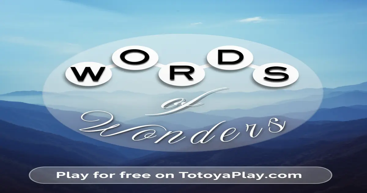 Gameplay screenshot of Words of Wonders