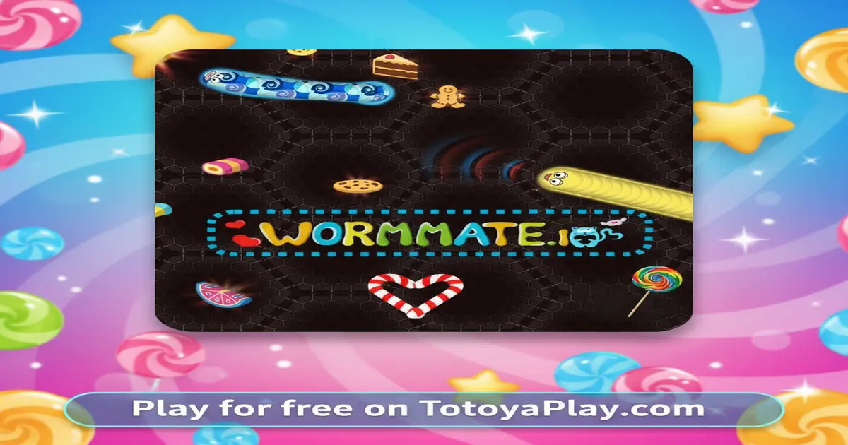 Gameplay screenshot of Wormmate.io