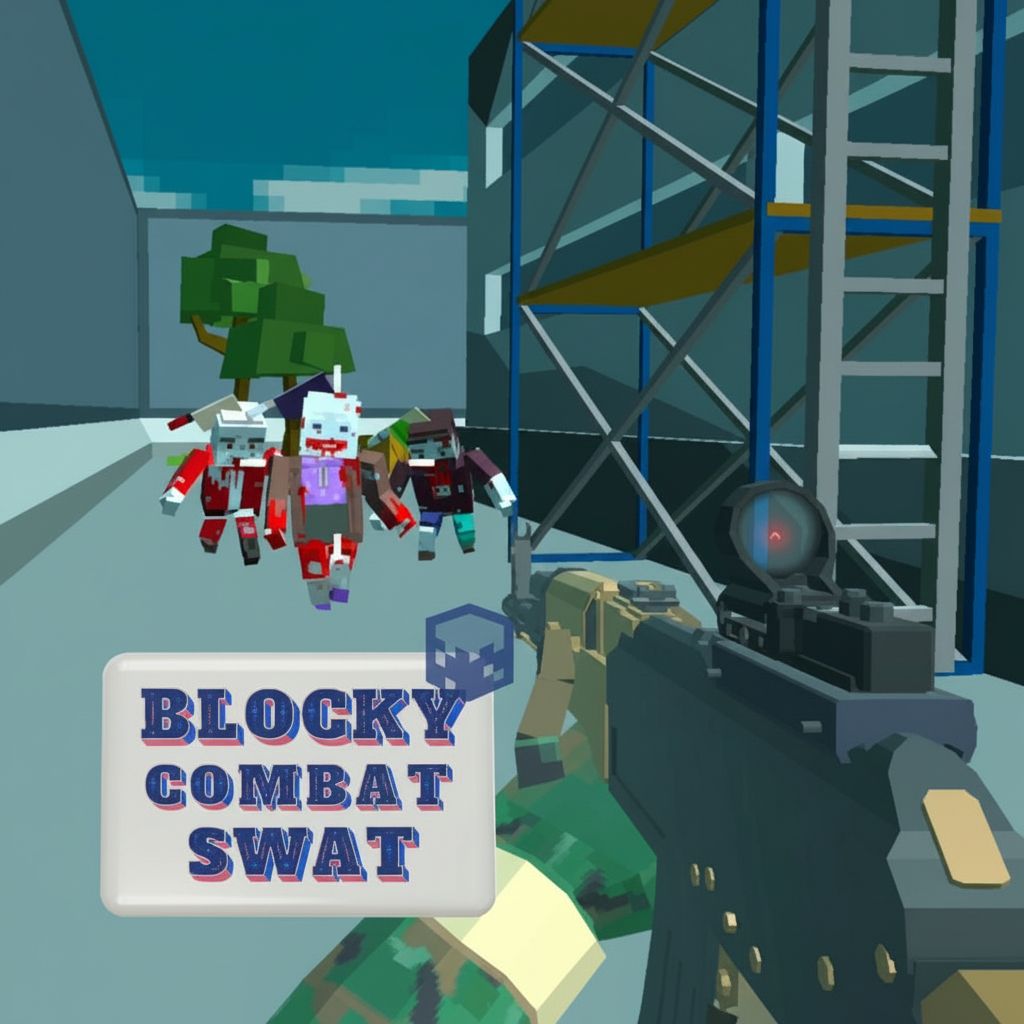Blocky Combat Swat