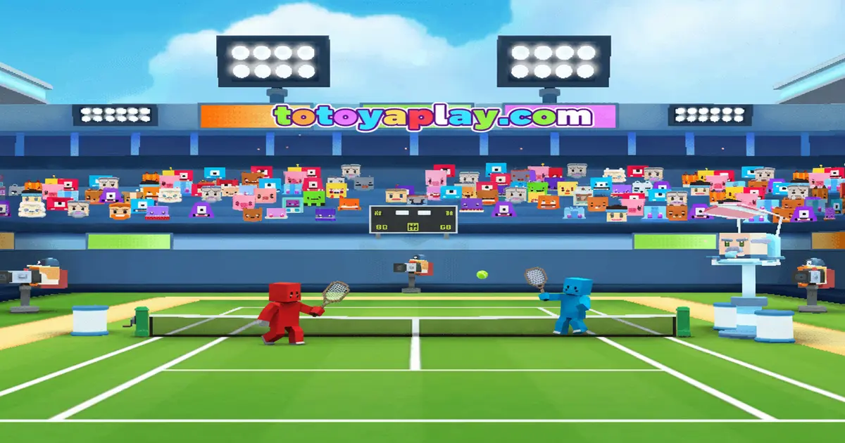 Gameplay screenshot of Arcade Tennis