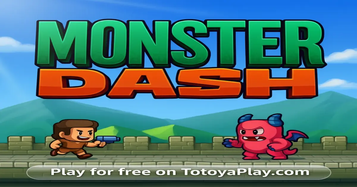 Gameplay screenshot of Monster Dash