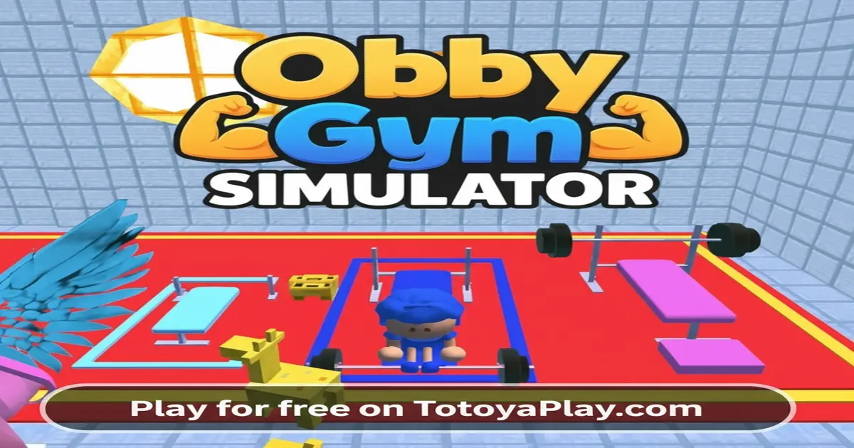 Gameplay screenshot of Obby Gym Simulator