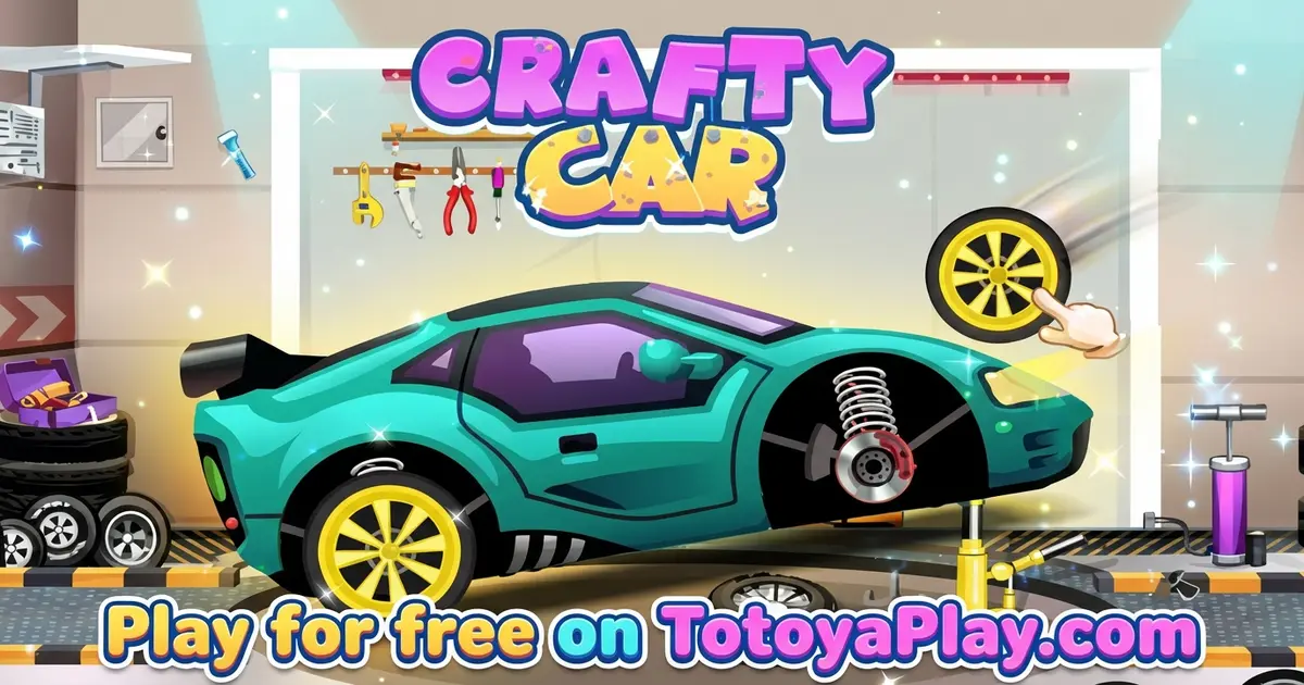 Gameplay screenshot of Crafty Car