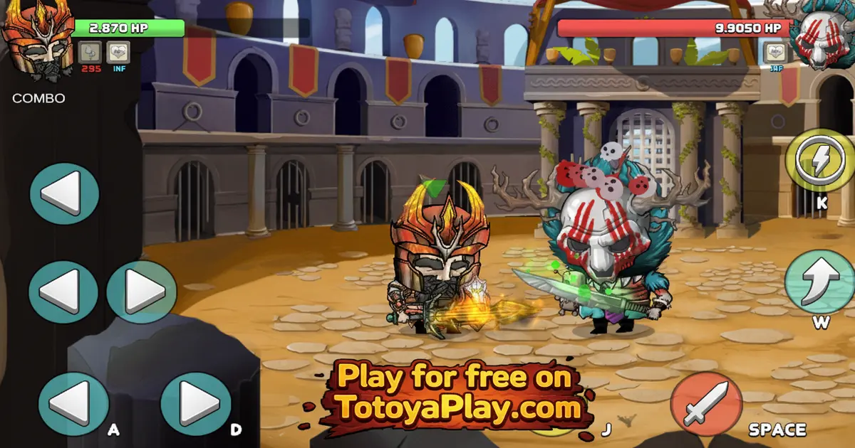 Gameplay screenshot of Tiny Arena